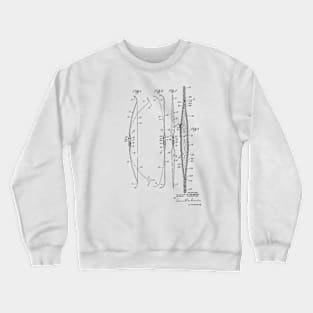 Vintage Patent Hand Drawing Crewneck Sweatshirt